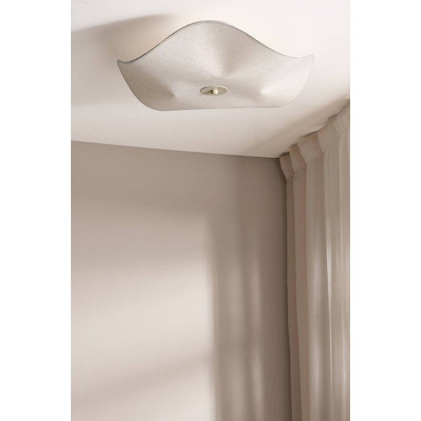 Plafoniera color crema in carta ø 60 cm Monshi – Jotex-image-1