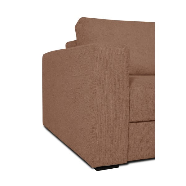 Divano letto marrone 238 cm Resmo - Scandic-image-4