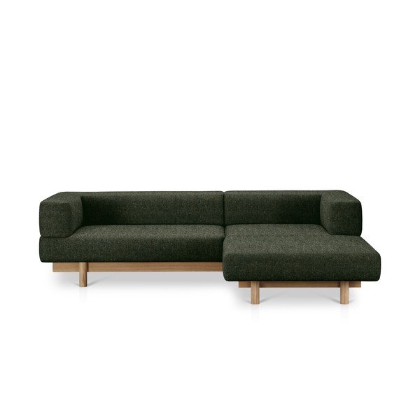 Divano verde scuro 260 cm Alchemist - EMKO