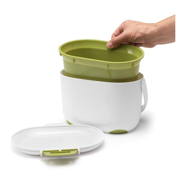 Contenitore per rifiuti compostabili bianco da 2,5 l - Addis-image-2