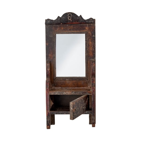 Specchio da parete con cornice in legno 17,5x43 cm Sehar - Bloomingville-image-2