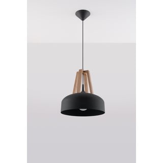 Apparecchio a sospensione nero e beige Olla - Nice Lamps