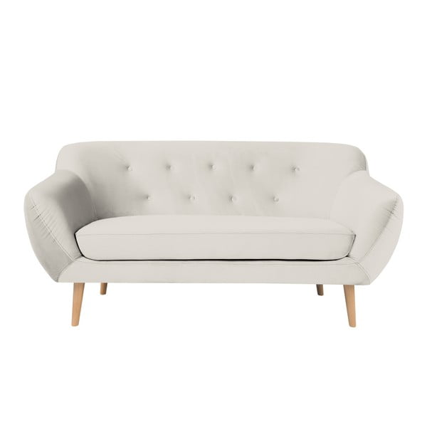 Divano a due posti crema Amelie - Mazzini Sofas