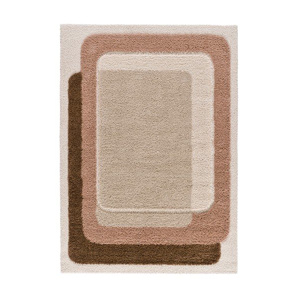 Tappeto rosa/beige 120x170 cm Ember – Universal