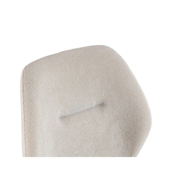 Sedie da pranzo in set color crema in imbottito 4 pz Ansu – Marckeric-image-3