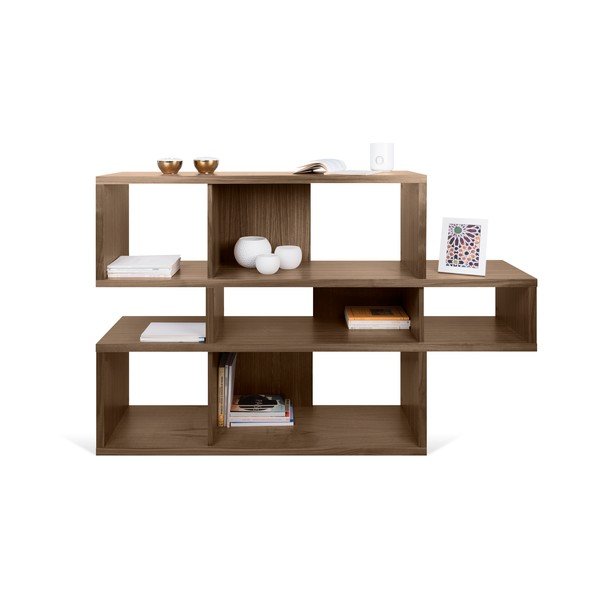 Libreria marrone scuro London Small, 156 x 100 cm - TemaHome-image-2
