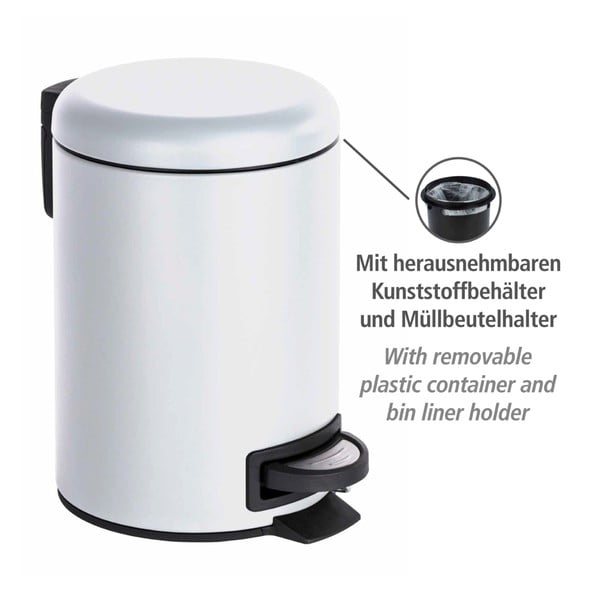 Cestino bianco , 3 l Leman - Wenko-image-4