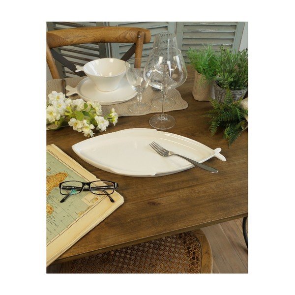 Set di 4 piatti, lunghezza 40 cm - Orchidea Milano