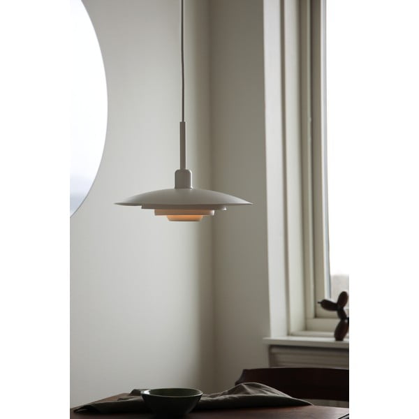 Lampadario bianco con paralume in metallo ø 35 cm Piny – Markslöjd-image-1