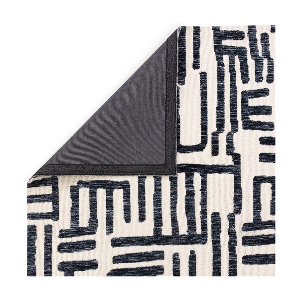 Tappeto bianco e nero 200x290 cm Mason - Asiatic Carpets-image-4