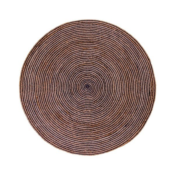 Tappeto rotondo marrone Bombay, ø 180 cm - House Nordic