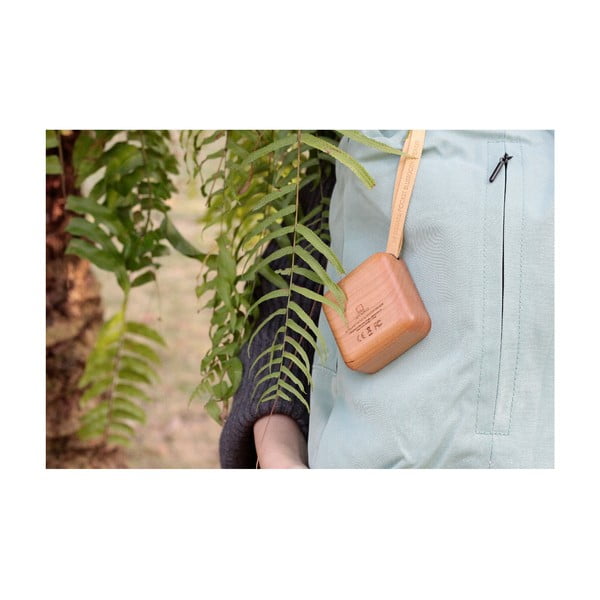 Altoparlante bluetooth Square marrone - Gingko-image-2