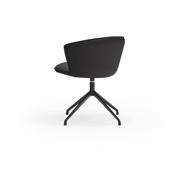 Set di sedie da pranzo nera in imbottito 2 pz Add – Teulat-image-2