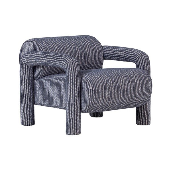 Poltrona blu polveroso Lenny – WOOOD