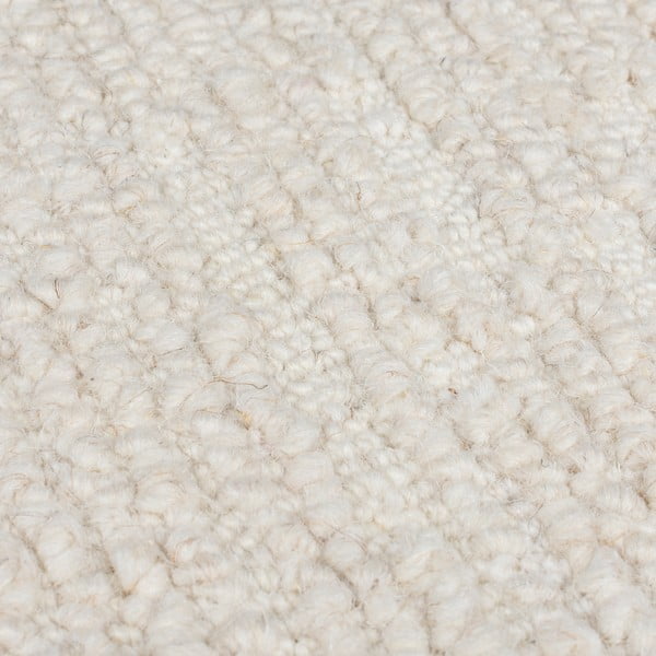 Tappeto avorio in lana tessuto a mano 120x170 cm Harris Boucle – Flair Rugs-image-2