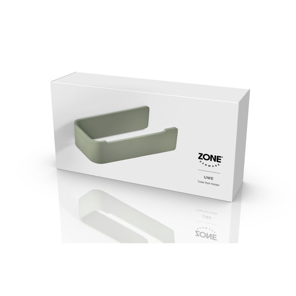 Porta carta igienica da parete verde chiaro in metallo Ume – Zone-image-2