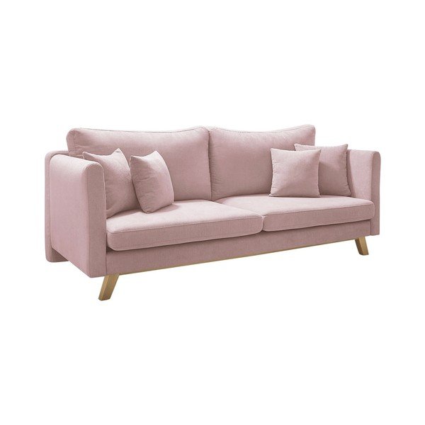 Divano letto rosa Triplo - Bobochic Paris-image-3