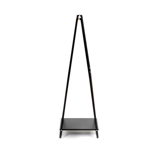 Appendiabiti nero con ripiano Portant Blanc - Compactor-image-4