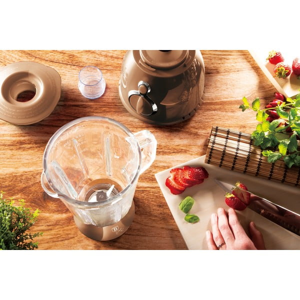 Miscelatore beige Rosegold Metallic Line - BerlingerHaus-image-1