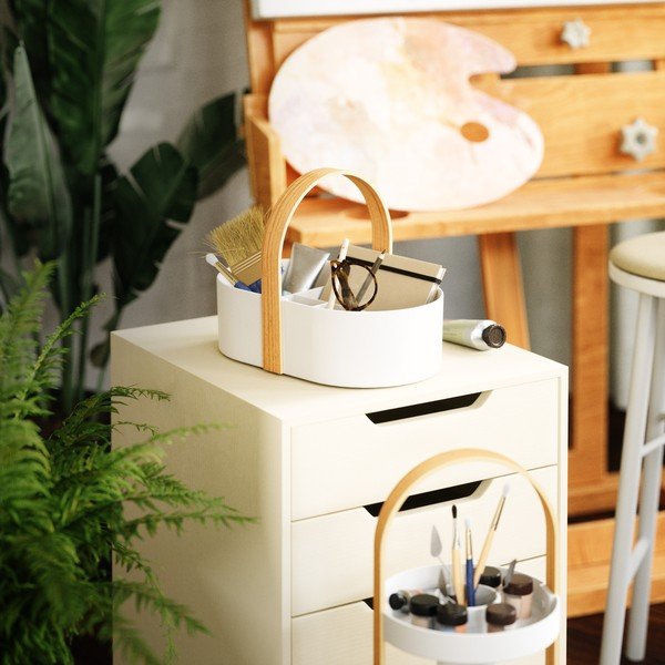 Organizzatore per bagno bianco Bellwood - Umbra-image-2