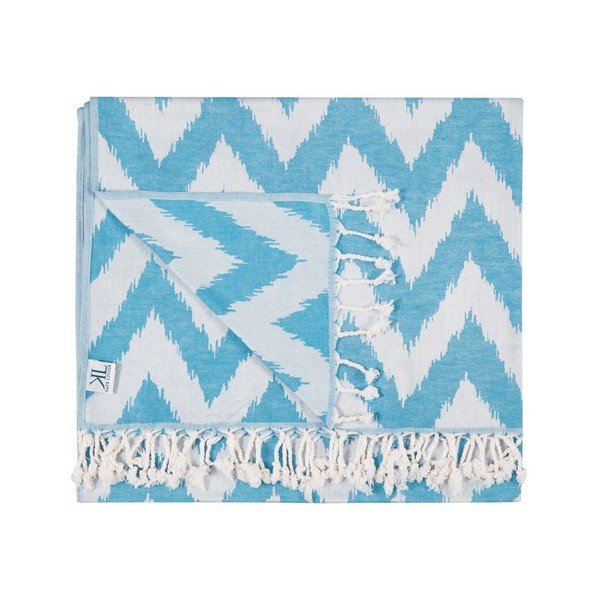 Telo hammam turchese Laila, 165 x 100 cm - Kate Louise-image-4