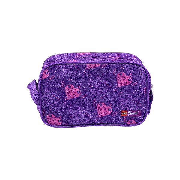 Fialová toaletní taška LEGO®Friends Hearts-image-3