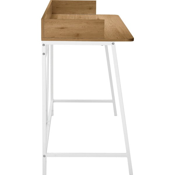 Scrivania con piano effetto rovere 50x120 cm Savona - Støraa-image-2