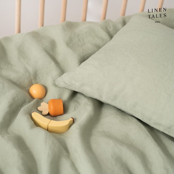Biancheria da letto per culla 100x140 cm Sage - Linen Tales-image-3