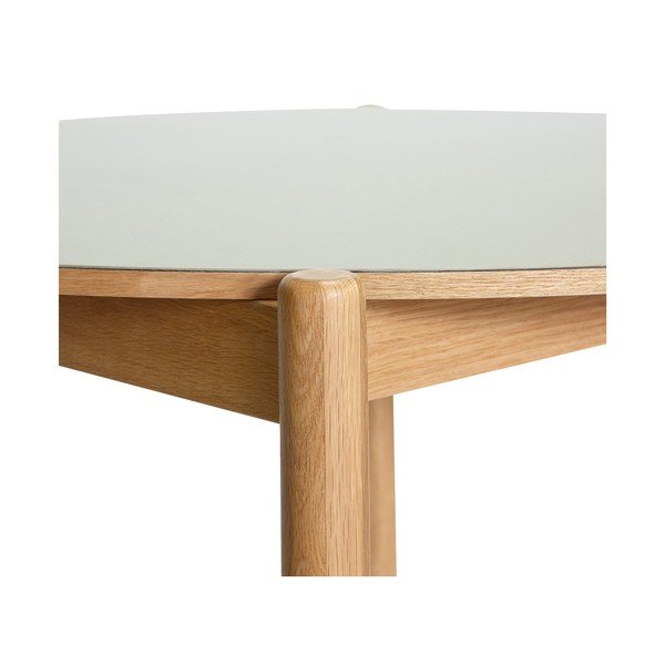 Tavolo da pranzo rotondo in rovere ø 115 cm Oblique - Hübsch-image-4