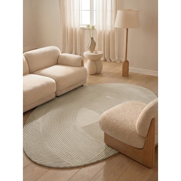 Tappeto color crema in lana 160x230 cm Kensington Victoria – Ted Baker-image-1