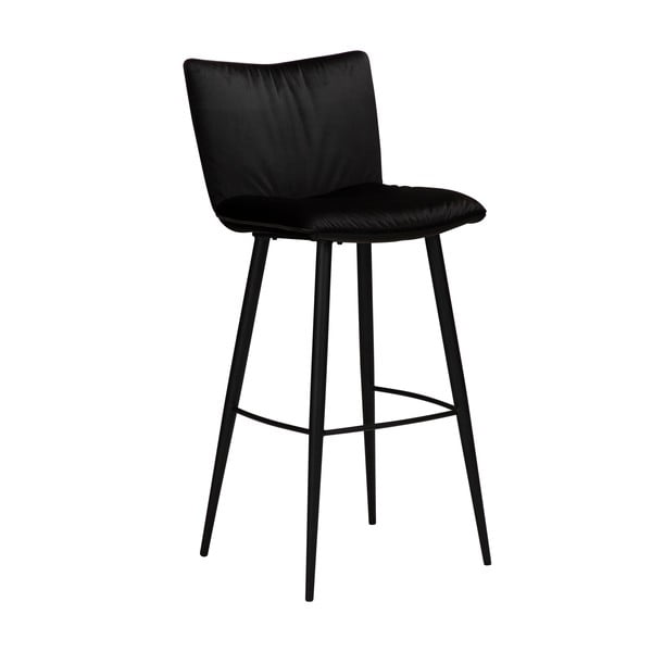 Sgabello da bar in velluto nero, altezza 93 cm Join - DAN-FORM Denmark