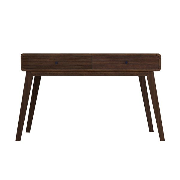 Scrivania con effetto noce 50x120 cm Cassie – Støraa