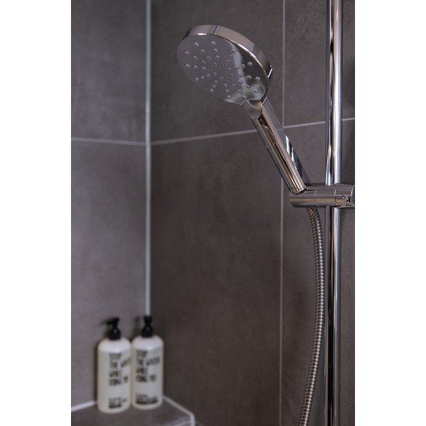 Soffione doccia cromato Saving, ø 12 cm - Wenko-image-1
