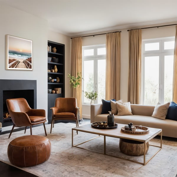 Quadro 50x50 cm Beach Footbridge  -image-1