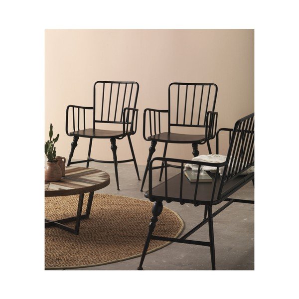 Panchina in metallo nero Gap - Geese-image-2