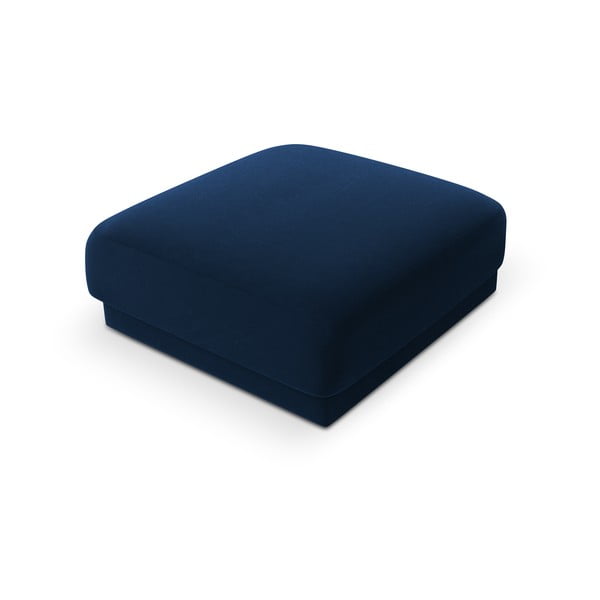 Sgabello in velluto blu scuro Miley - Micadoni Home-image-4