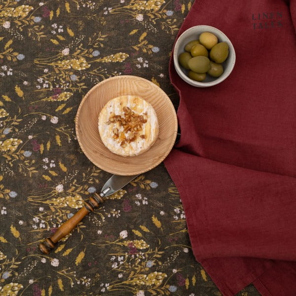 Strofinaccio in lino 45x65 cm Marsala – Linen Tales-image-3