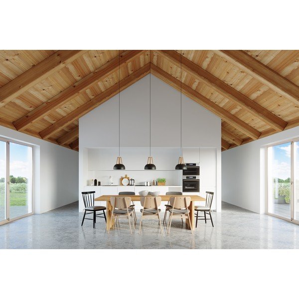 Apparecchio a sospensione nero e beige Olla - Sollux-image-4