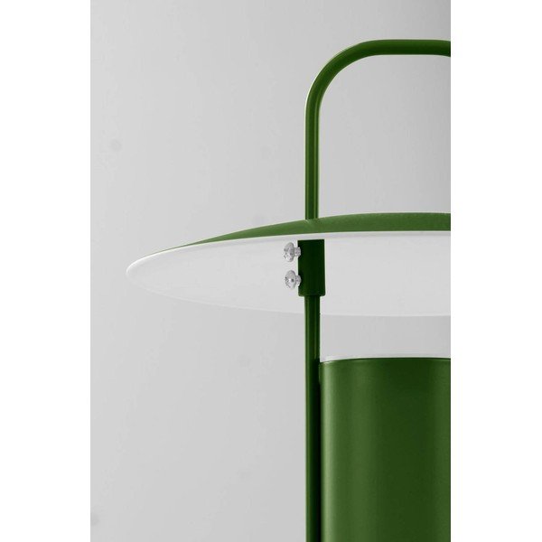 Lampada da tavolo LED verde in metallo con intensità regolabile (altezza totale 24 cm) Venna – Jotex-image-4