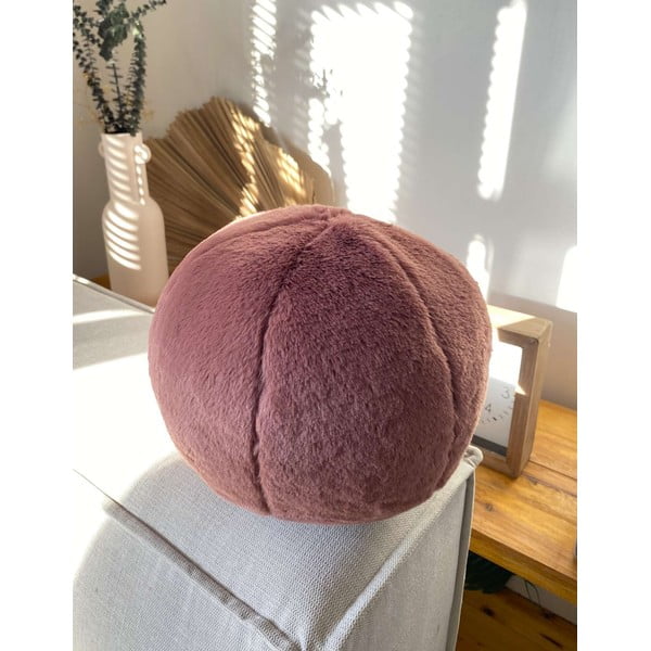 Cuscino decorativo in micropile ø 25 cm Top – Mioli Decor-image-1