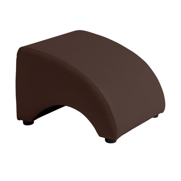 Pouf Brandford in similpelle marrone - Max Winzer