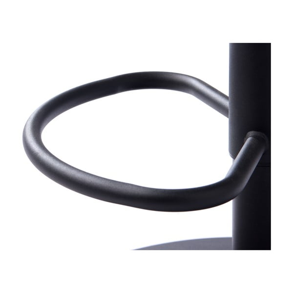 Sgabello da bar grigio scuro con altezza regolabile Nolan - Unique Furniture-image-4