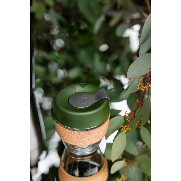 Tazza da viaggio verde 454 ml Brew Cork Pine L - KeepCup-image-1