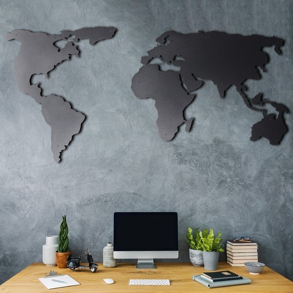 Mappa da appendere 120x60 cm Silhouette – Bystag-image-4