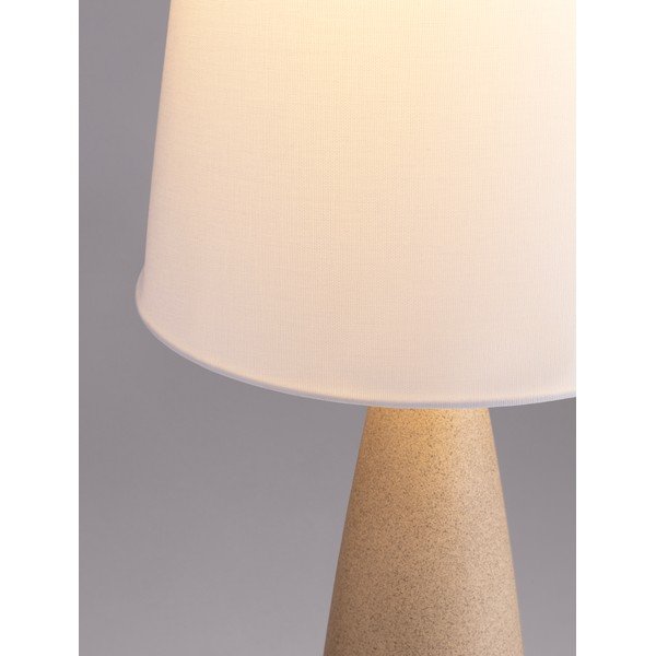 Lampada da terra bianca/color crema (altezza totale 130 cm) Mizu – Nova Luce-image-2