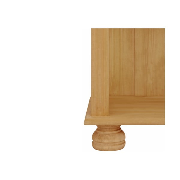 Libreria color legno naturale in legno di pino 77x116 cm Ella - Støraa-image-4