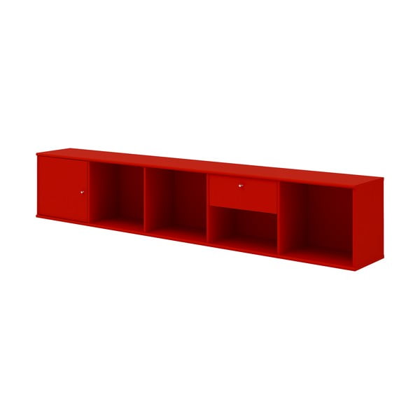 Libreria a parete rossa 108 Mistral - Hammel Furniture-image-3