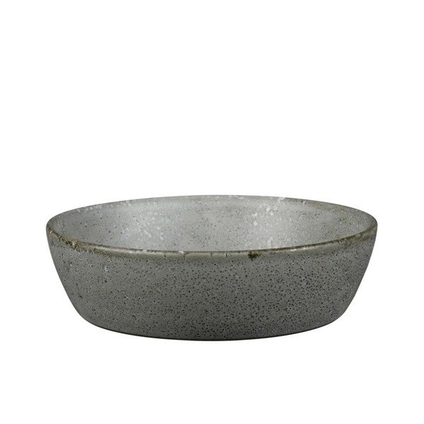 Šedá kameninová servírovací mísa Bitz Mensa, průměr 18 cm