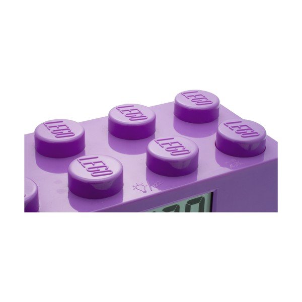 Orologio viola con sveglia Brick - LEGO®-image-1