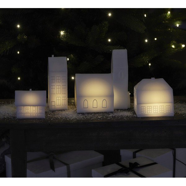 Decorazione luminosa bianca con alimentazione a batteria Copenhagen City Church – Sirius-image-1